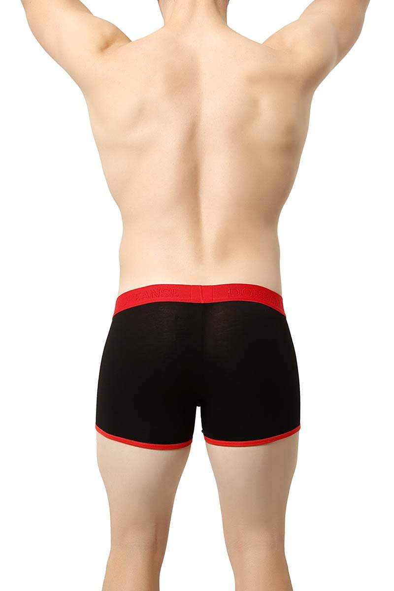 Doreanse Black & Red Contrast Boxer Brief