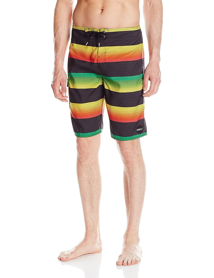 O'Neill Men's Santa Cruz Stripe Boardshorts